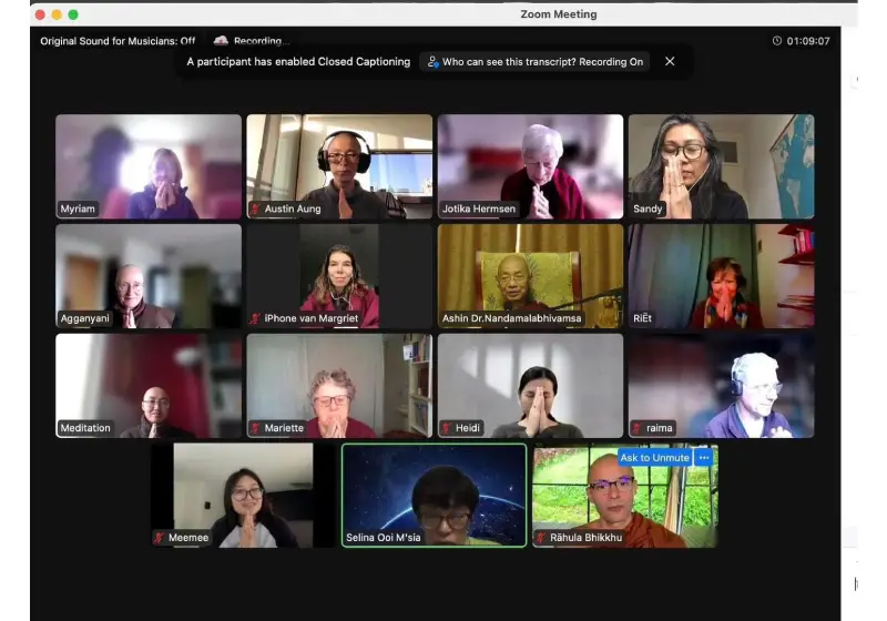 Dutch Buddhist Community ကိုထူထောင်သူ ဆရာမကြီး Jotika Hermsen (၉၃) နှစ် ကွယ်လွန်သွား ခြင်းအတွက် ဆရာတော်ဘုရားကြီး ပေးပို့သည့် သံဝေဂ စကား