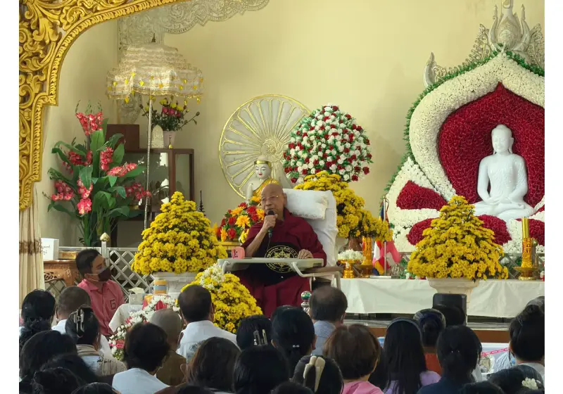ဆရာတော်ဘုရားကြီးသည် “ဗုဒ္ဓမြတ်စွာဘုရား တိုက်ရိုက်ဟောကြားခဲ့သည့် ဝိပဿနာ တရားအားထုတ်နည်း များက်ု သကြင်္န်တွင်းကာလ တရားတော် များ အဖြစ် ဘုန်းဘုန်း ဟောကြားပေးဖို့ စဉ်းစား ထားတယ်” ဟု မိန့်ကြား